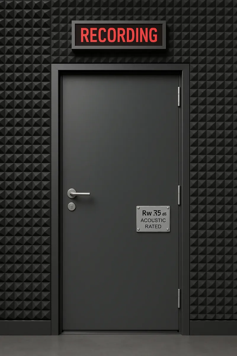 acoustic rated steel doors - professional steel doors available in luton from UK manufacturers